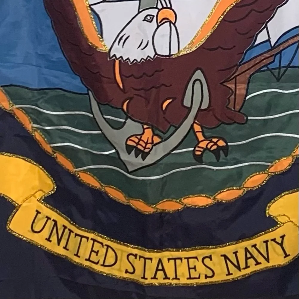 United States Navy Emblem Banner.